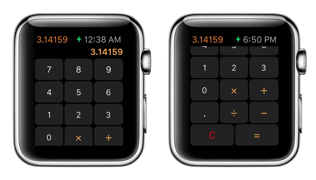 Apple Watch Calculator